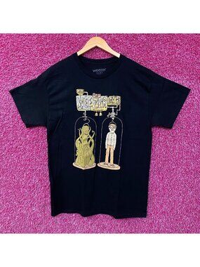 Weezer OK Human Album Alien & Man Rock T-Shirt Large